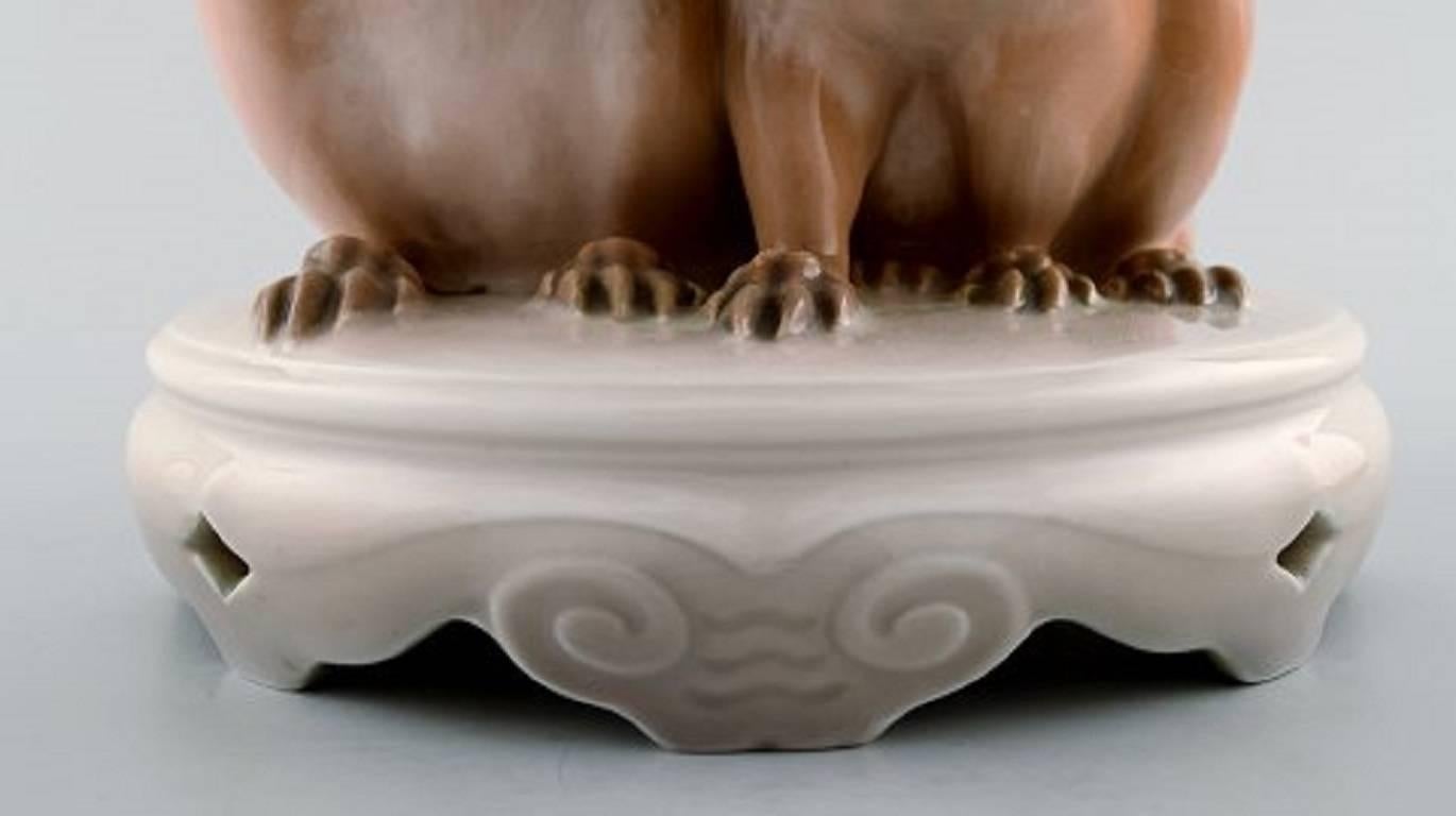 Christian Thomsen für Royal Copenhagen Porzellan-Eichhörnchen-Paar 2