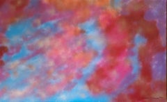 Blauer Himmel, Gemälde, Acryl auf Leinwand