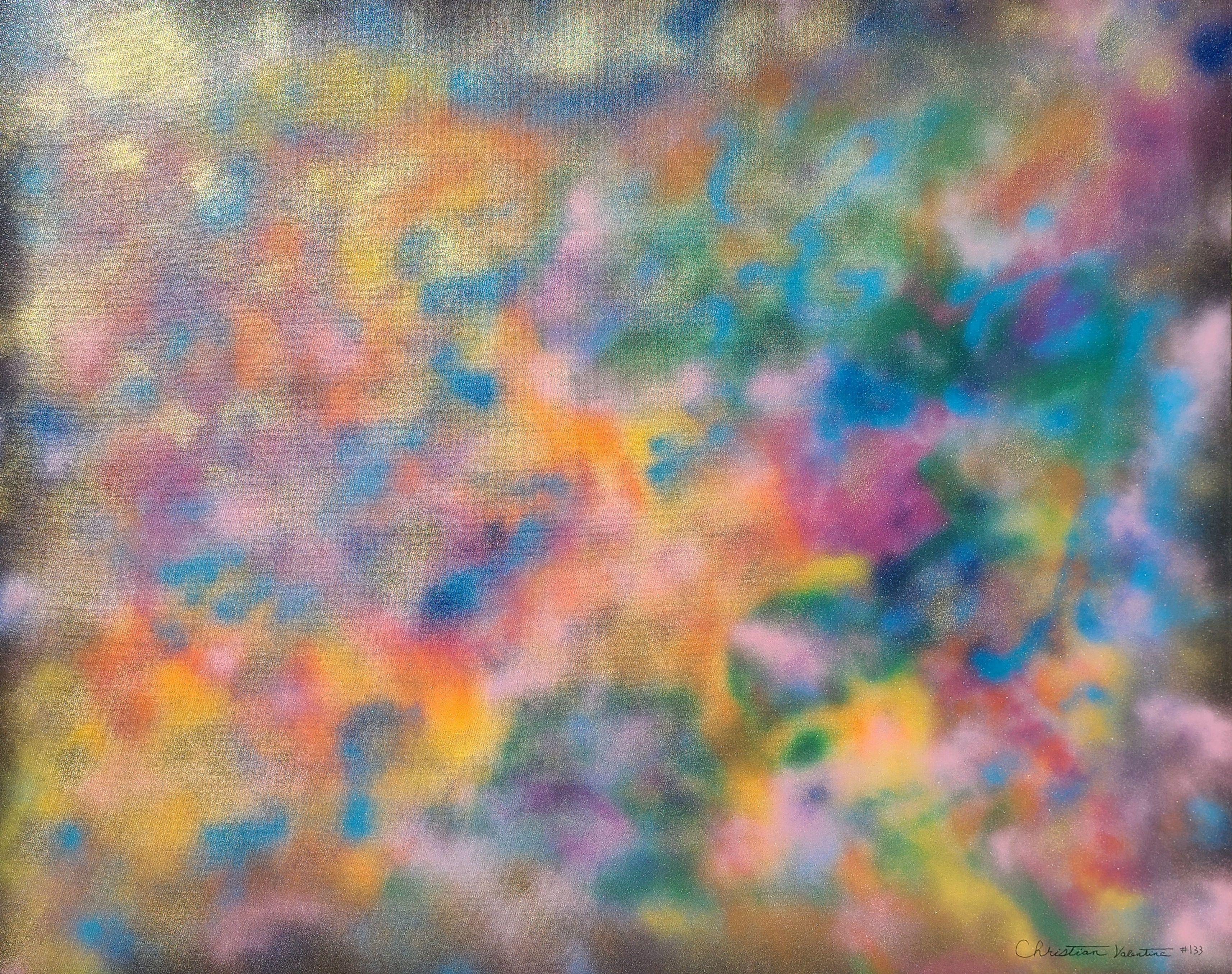 Abstract Painting de Christian Valentine - Cielo brillante, Pintura, Acrílico sobre lienzo