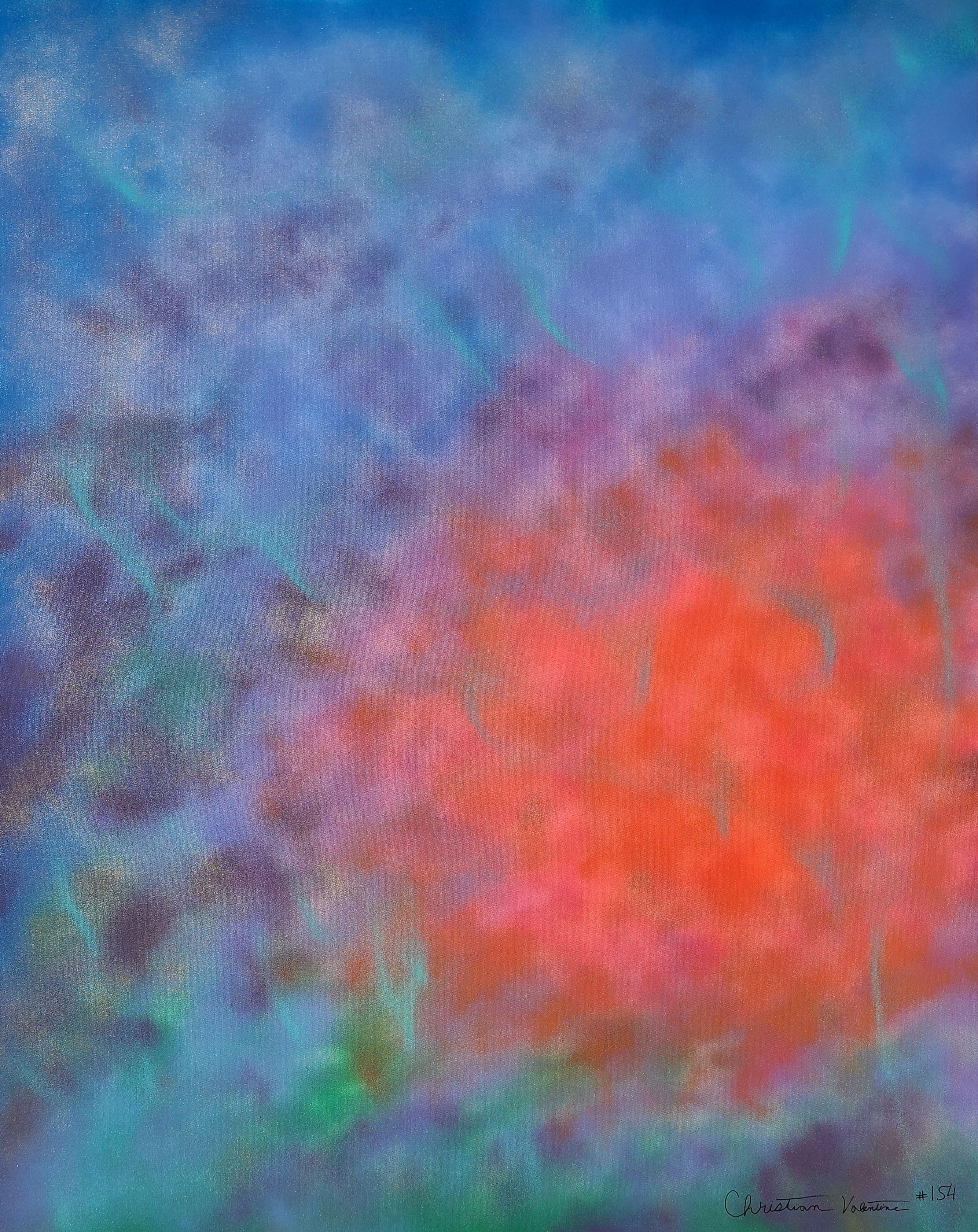 Abstract Painting di Christian Valentine - Scoppio, Pittura, Acrilico su tela