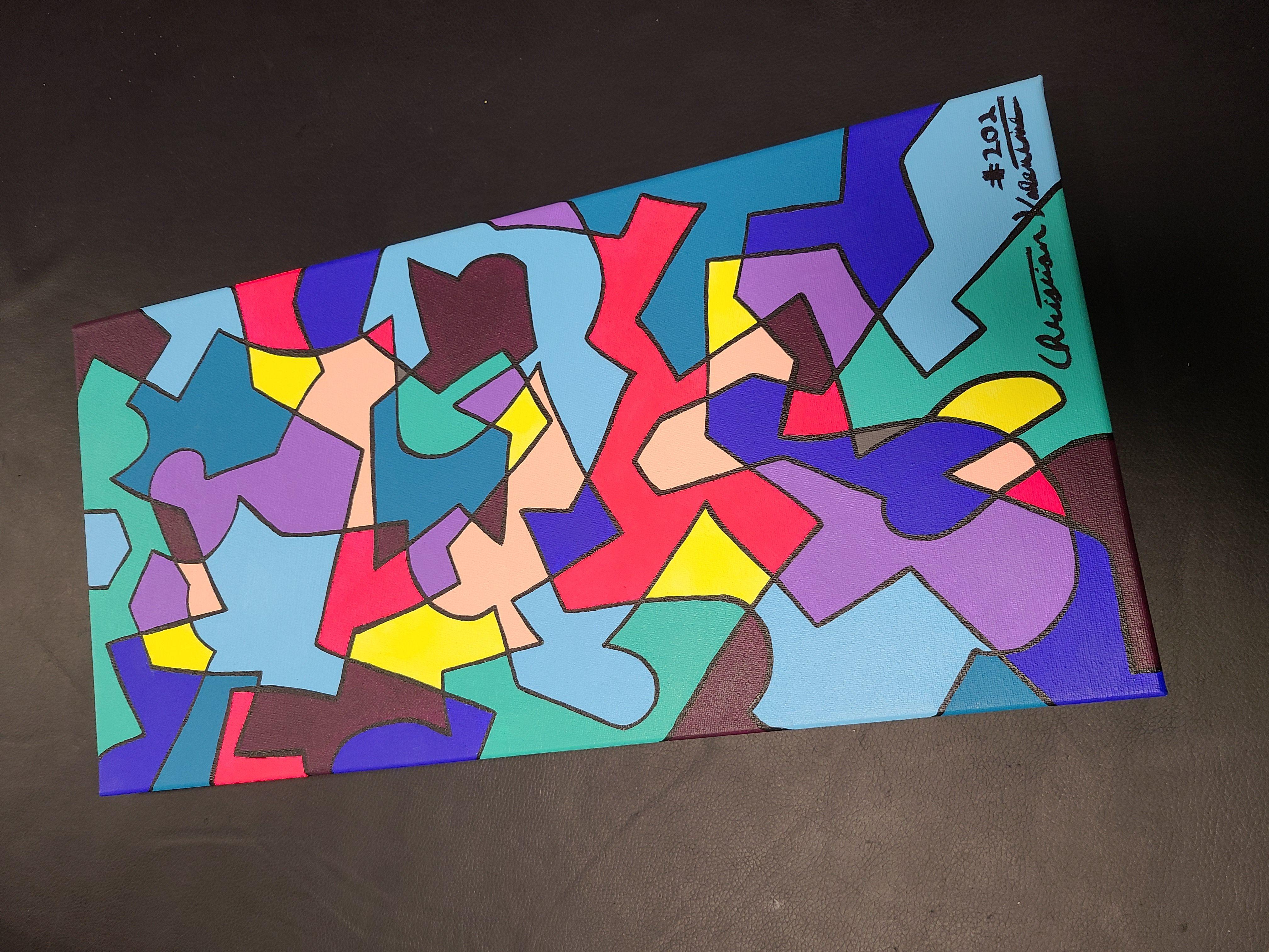Cambios, Pintura, Acrílico sobre lienzo - Painting de Christian Valentine