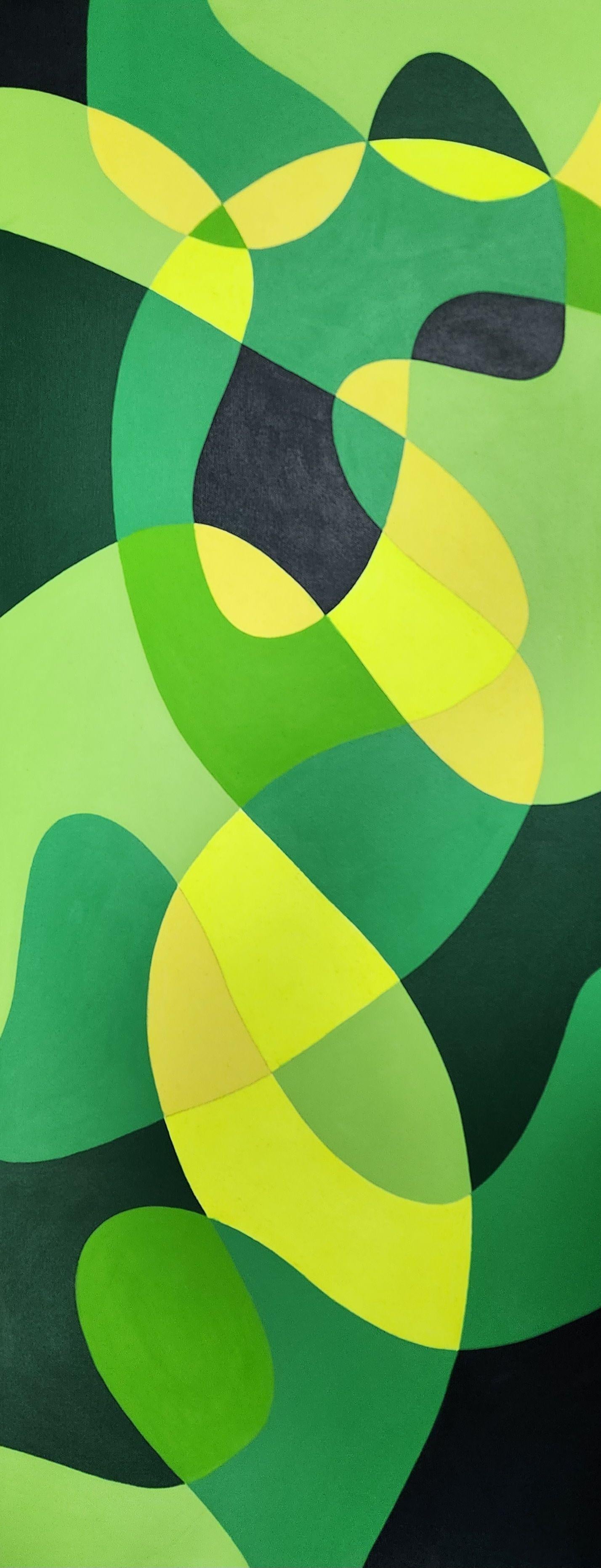 Abstract Painting di Christian Valentine - Greene & Greene, Pittura, Acrilico su tela