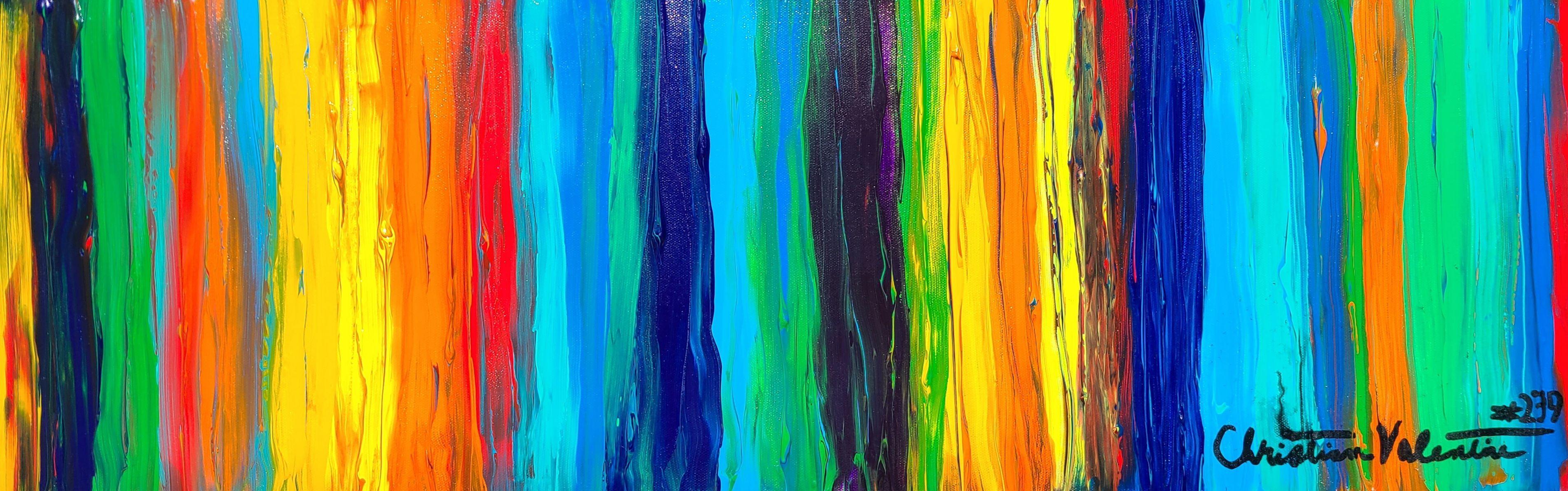 Abstract Painting di Christian Valentine - Migliora le cose, Pittura, Acrilico su tela