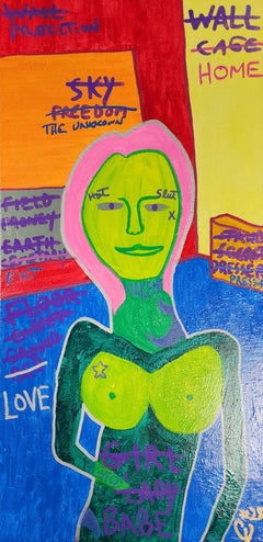 Sex crimes, Painting, Acrylic on Canvas