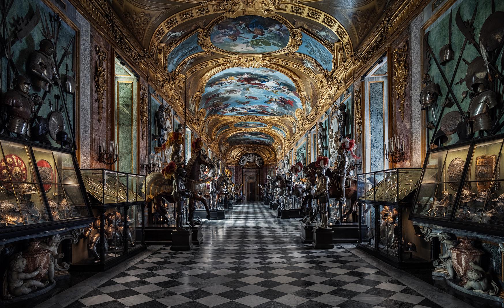 ARMERIA REALE
Turin, Italy - 2023

132 x 200 cm (52" x 78.7")

Edition size: 12

Light jet, exposure on high glossy paper and aluminum dibond 

Distance Frame, Tulipwood, Lacquered Matt Black, Museum Glass included

Armeria Reale:
Palazzo Reale,