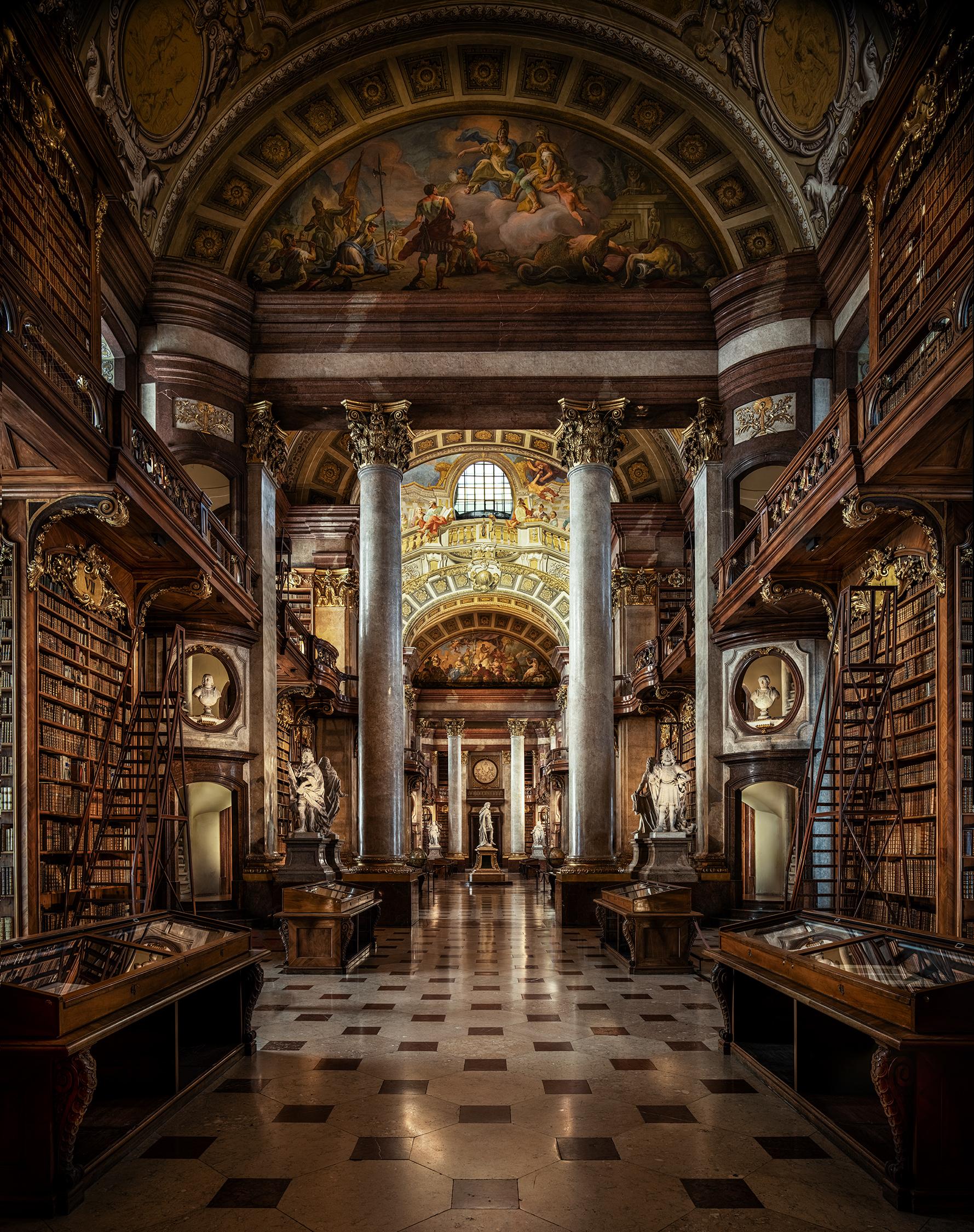 Christian Voigt Color Photograph – Österreichische Nationalbibliothek