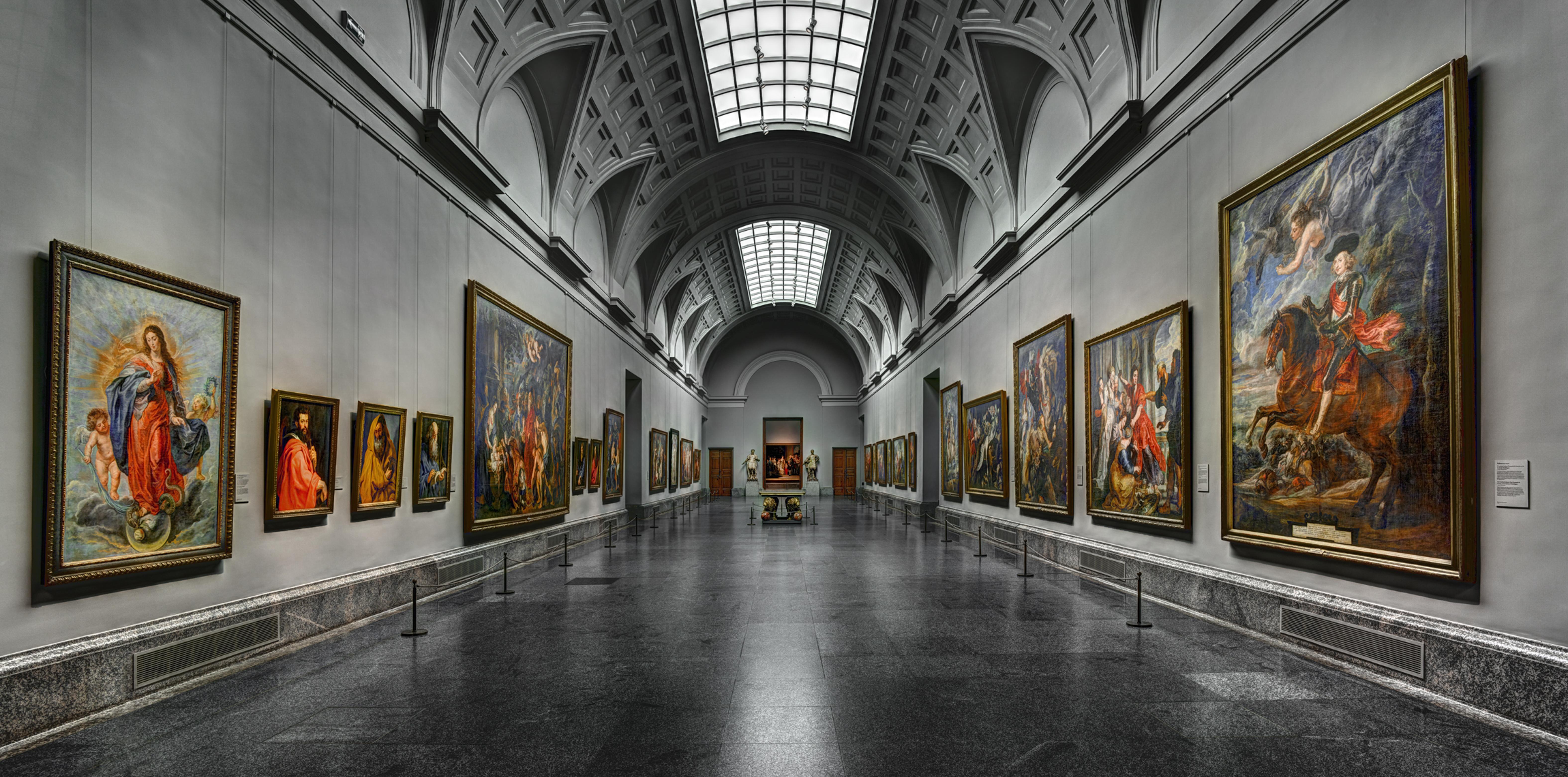 PRADO II
Madrid, Spain - 2015

123 x 224 cm (48.4" x 88.2")

Edition size: 12

Light jet, exposure on high glossy paper and aluminum dibond 

Distance Frame, Tulipwood, Lacquered Matt Black, Museum Glass included

Prado II:

The Museo del Prado in