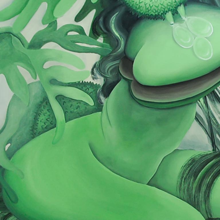 Vampirismo Tropical – Painting von Christian Wedel