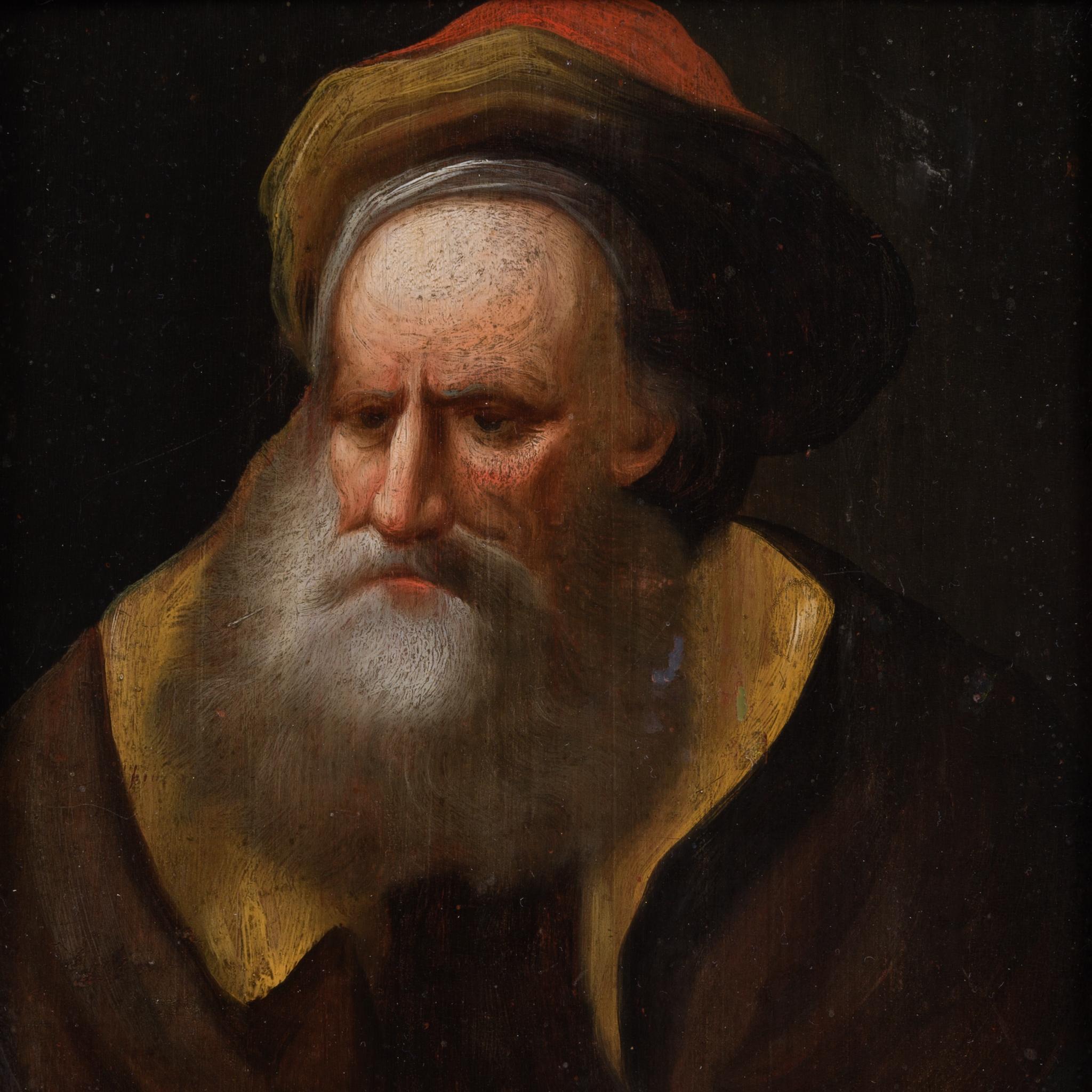 Porträt eines alten, gebürtigen Mannes (Alte Meister), Painting, von Christian Wilhelm Ernst Dietrich