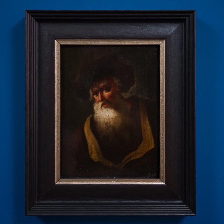 Portrait D'homme Du XVIIIe Siècle Avec Blason