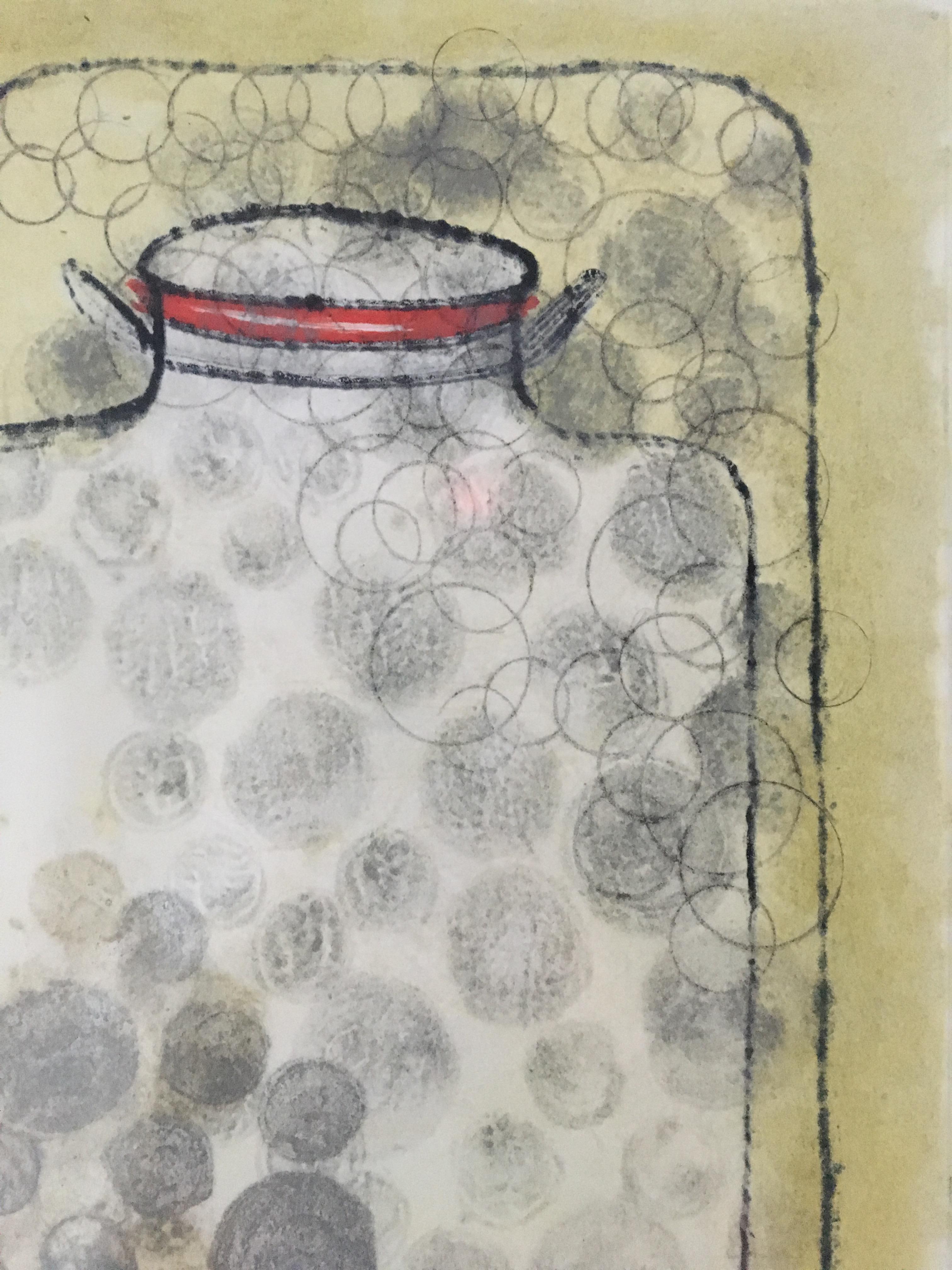 Lost Jar 4 - Contemporary Print by Christiane Corcelle
