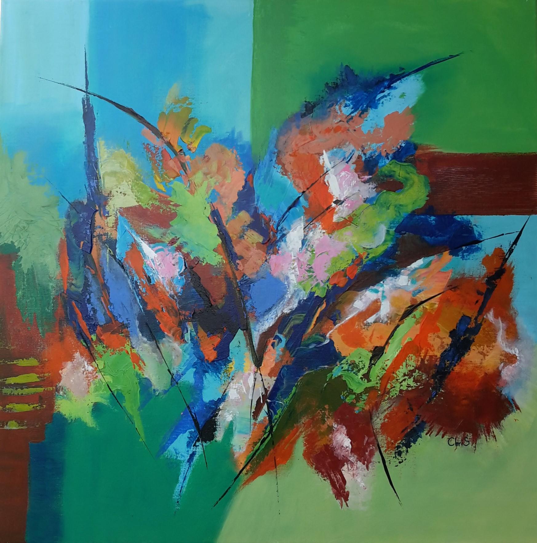 Art contemporain français de Christiane HESS - Bouquet D'Espoir