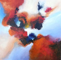 Arte contemporáneo francés de Christiane Hess - Brume Rouge