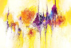 Französische zeitgenössische Kunst von Christiane Hess - Chant de l'Iris