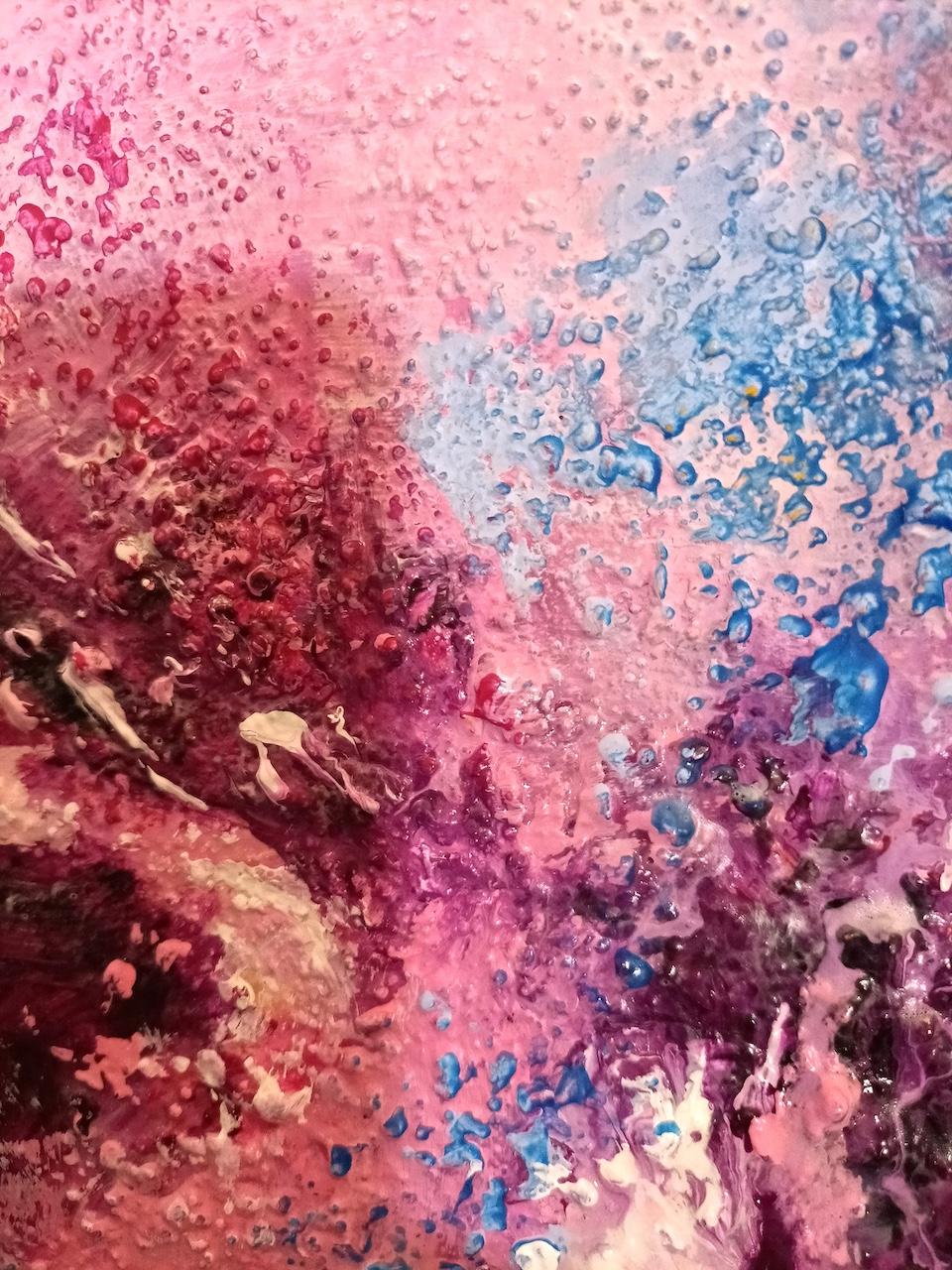 Acryl auf Leinwand

Christiane HESS (Chrystral) ist eine 1951 geborene französische abstrakte Künstlerin, die in Lalinde in der Nähe von Bergerac in Frankreich lebt und arbeitet. Ihre Hinwendung zur abstrakten Kunst gibt ihr das Gefühl, eine