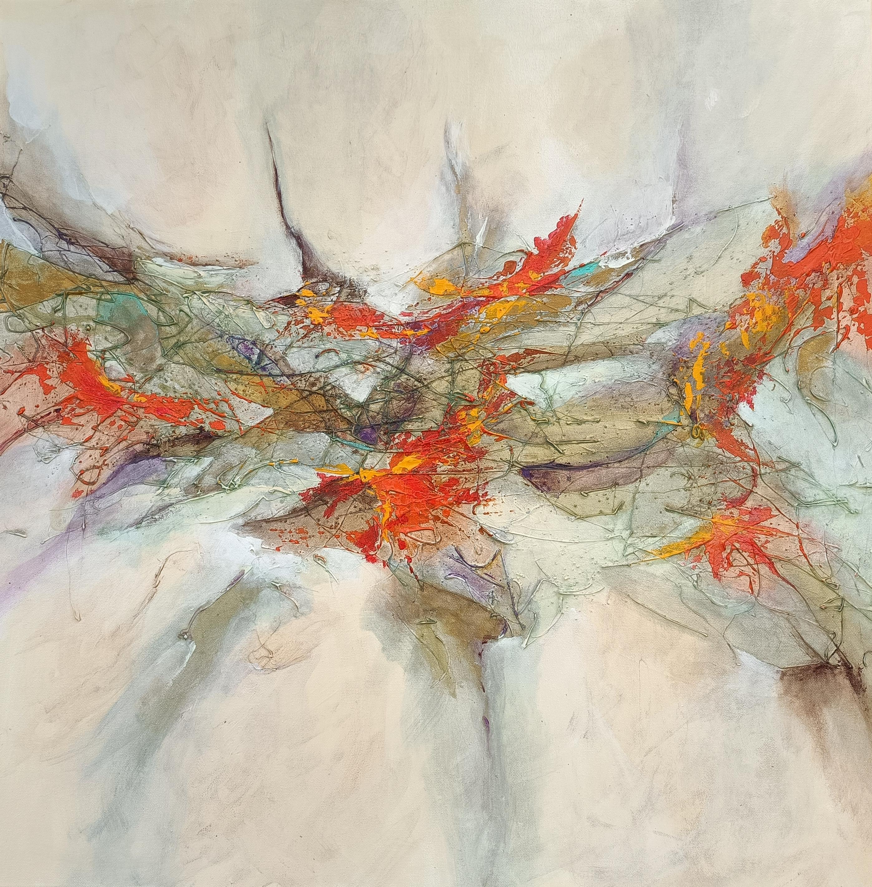 Artwork on canvas

Christiane Hess alias Chrystal is a French abstract artist born in 1951 who lives and works in Lalinde, near Bergerac in France. Her conversion to abstract art gives her the feeling of enjoying unconstrained and limitless freedom