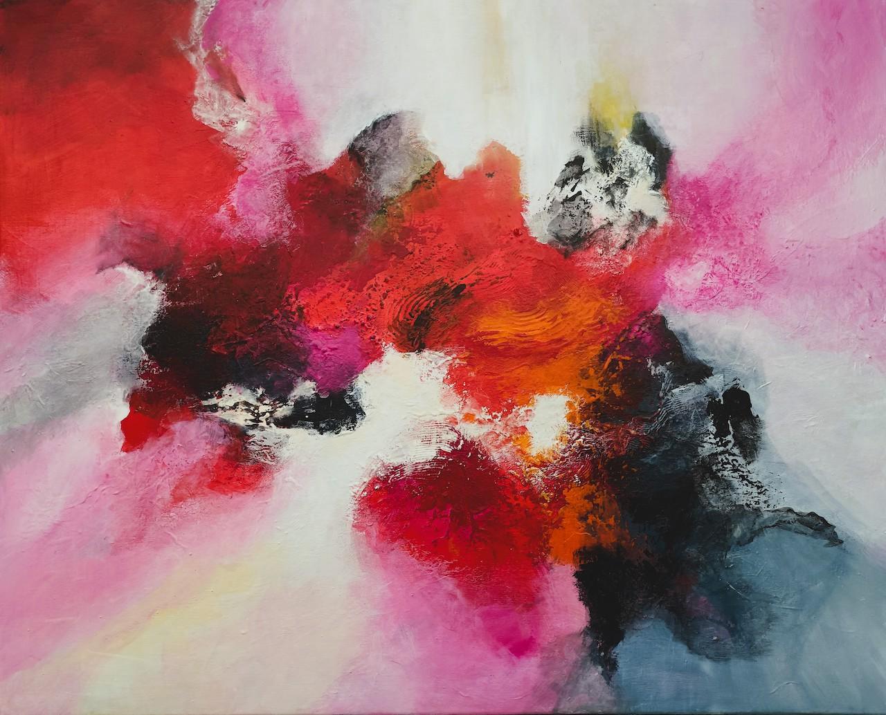 Acrylic on canvas

Christiane Hess (Chrystral) is a French abstract artist born in 1951 who lives and works in Lalinde, near Bergerac in France. Her conversion to abstract art gives her the feeling of enjoying unconstrained and limitless freedom of
