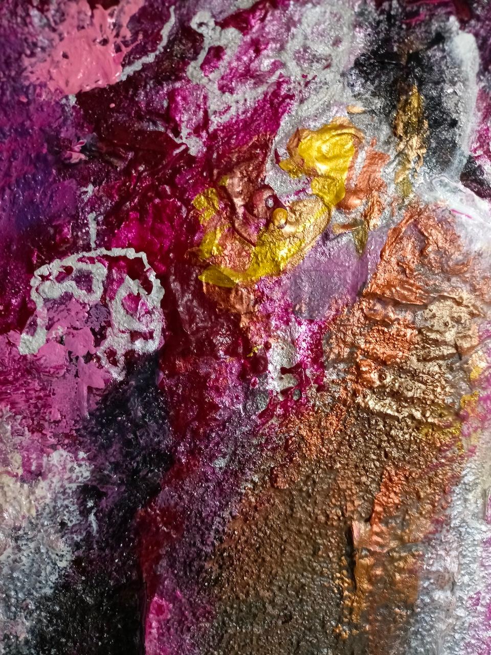 Art contemporain français de Christiane HESS - L'illusion De L'esoir - Painting de Christiane Hess 
