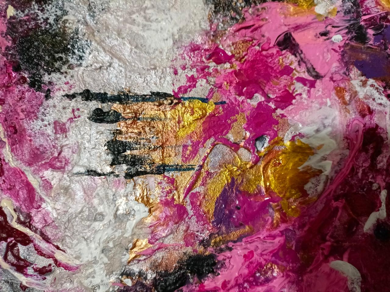 Art contemporain français de Christiane HESS - L'illusion De L'esoir - Contemporain Painting par Christiane Hess 