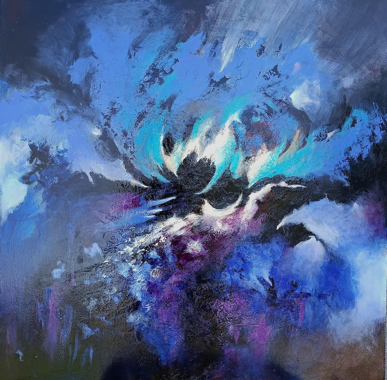 Acrylic on canvas

Christiane Hess (Chrystral) is a French abstract artist born in 1951 who lives and works in Lalinde, near Bergerac in France. Her conversion to abstract art gives her the feeling of enjoying unconstrained and limitless freedom of