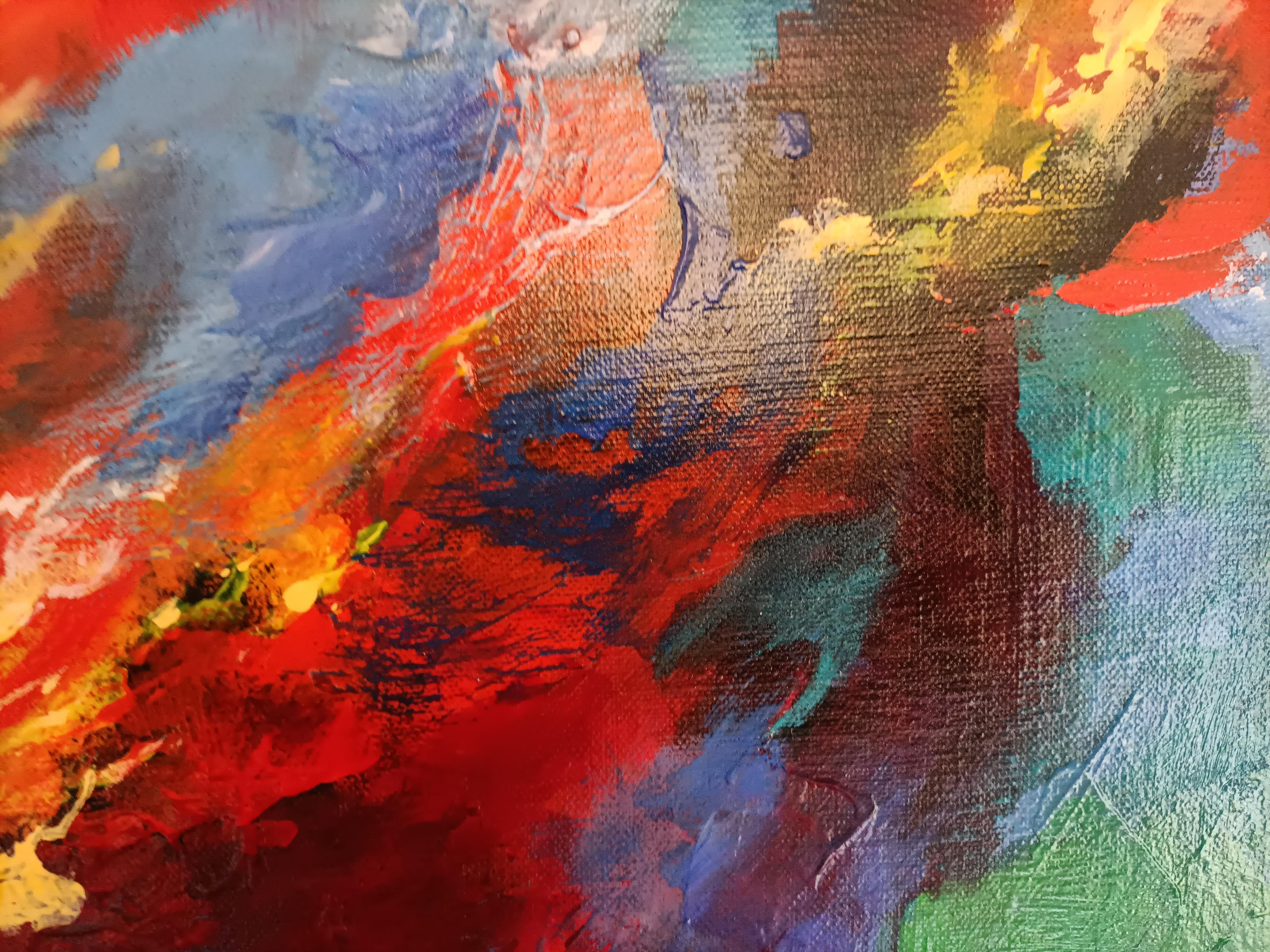 Arte contemporáneo francés de Christiane Hess - L'Oeil du Temps en venta 1