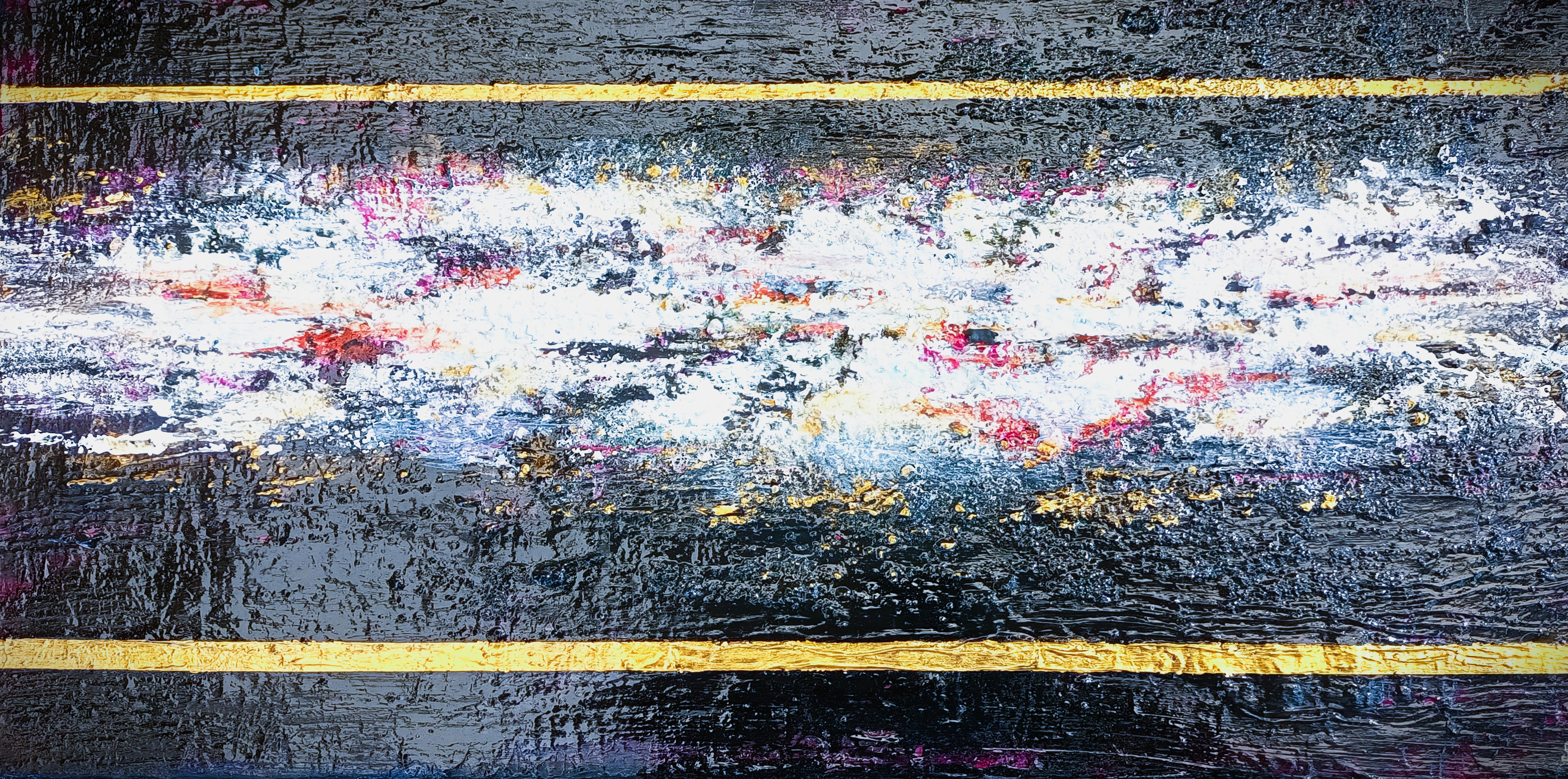 Abstract Painting Christiane Hess  - Art contemporain français de Christiane HESS - Passage Vers La Lumiere