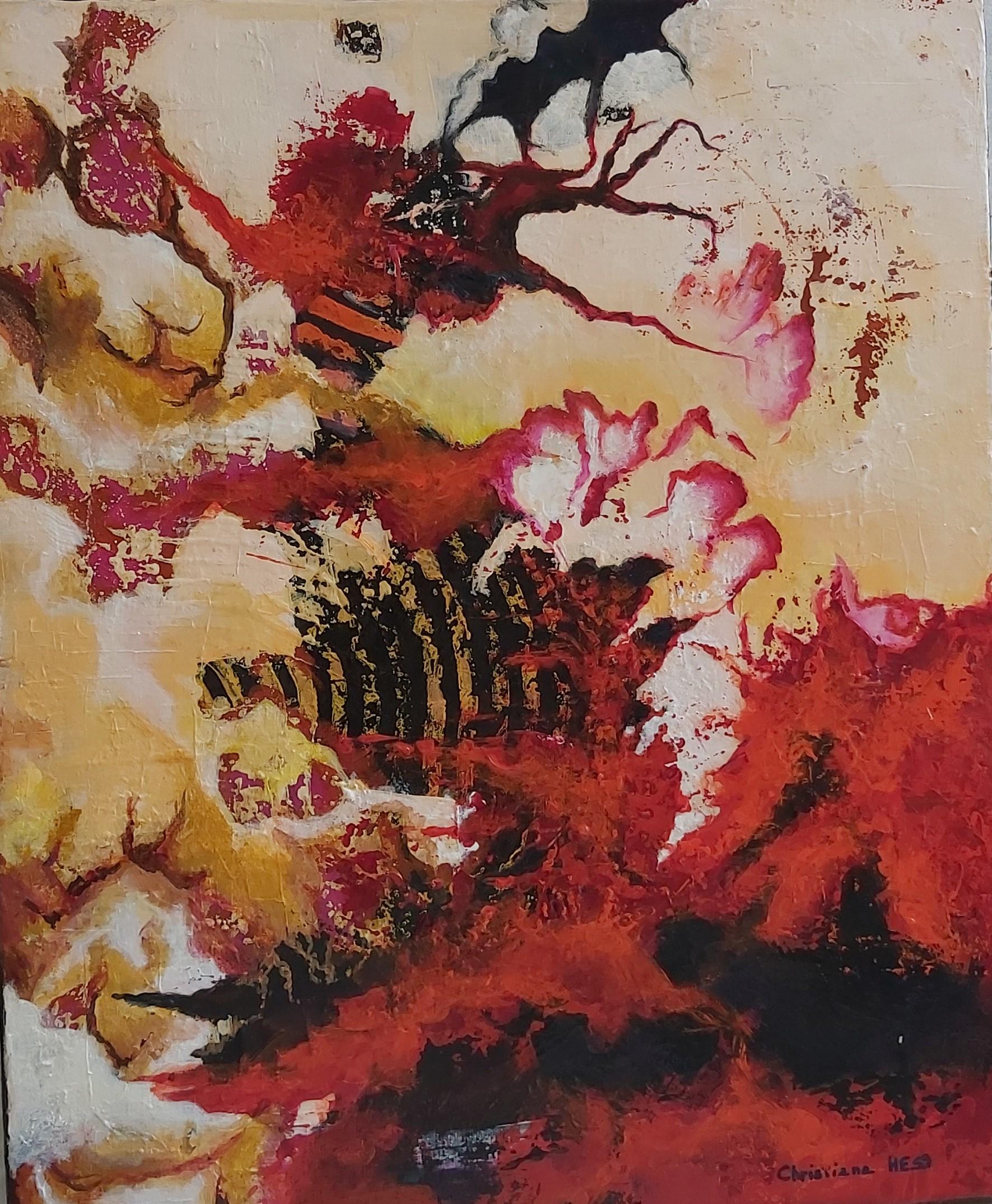 Zeitgenössische französische Kunst von Christiane Hess - Printemps Oriental