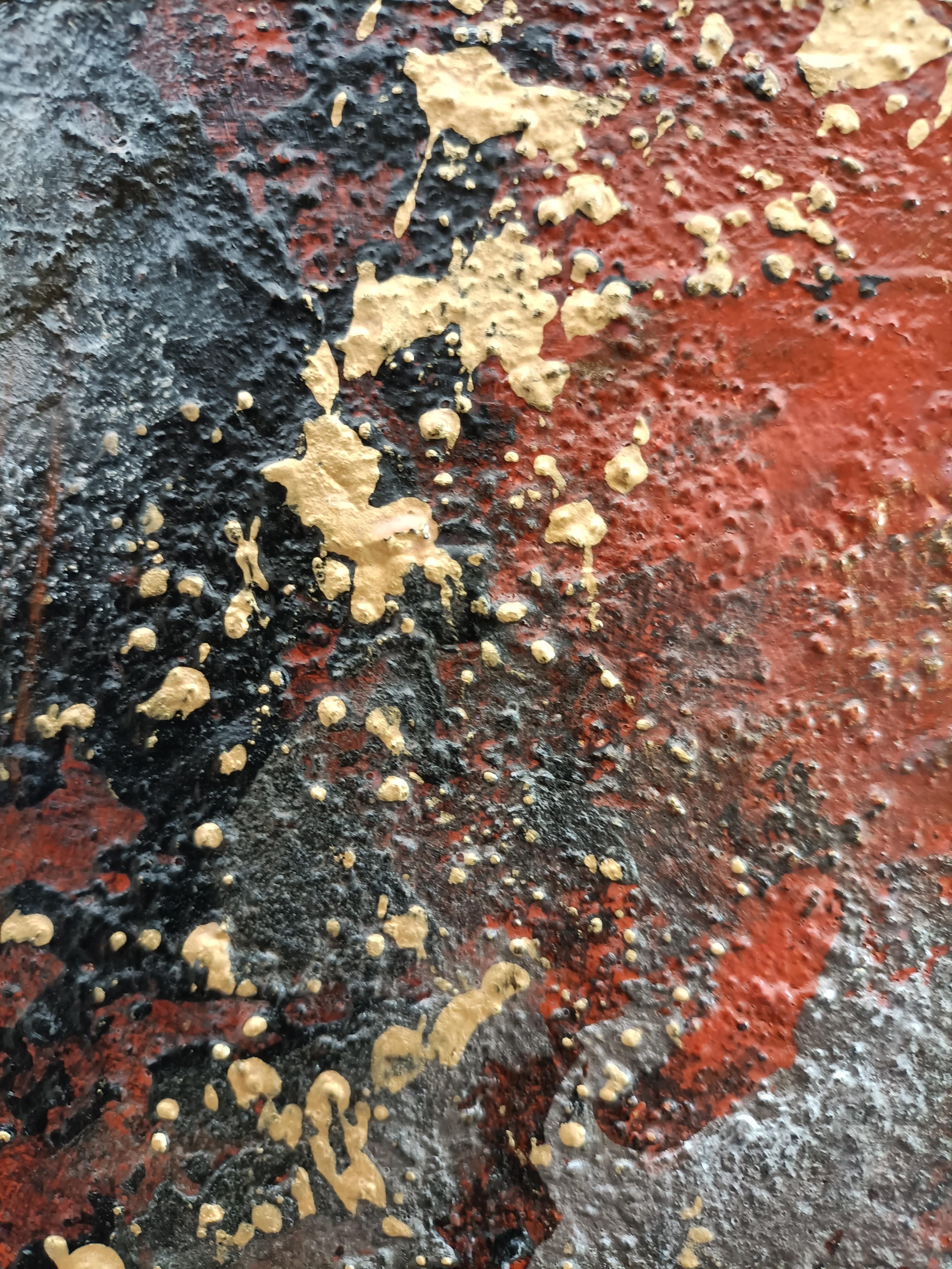 Arte contemporáneo francés de Christiane Hess - Terre Originelle en venta 3