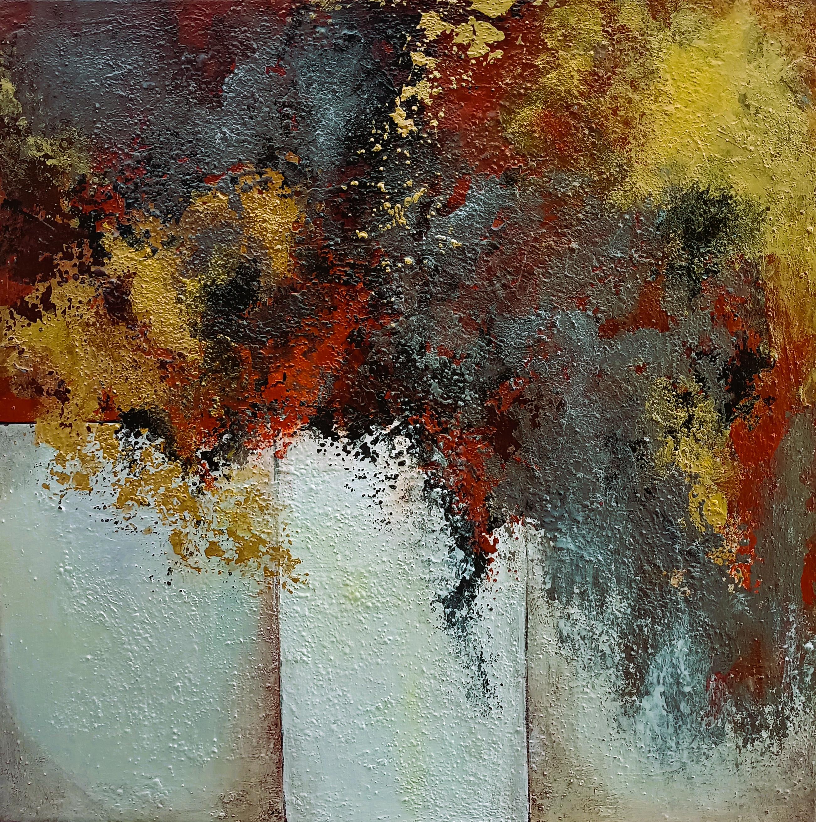 Obra de arte sobre lienzo

Christiane Hess alias Chrystal es una artista abstracta francesa nacida en 1951 que vive y trabaja en Lalinde, cerca de Bergerac, en Francia. Su conversión al arte abstracto le da la sensación de disfrutar de una libertad