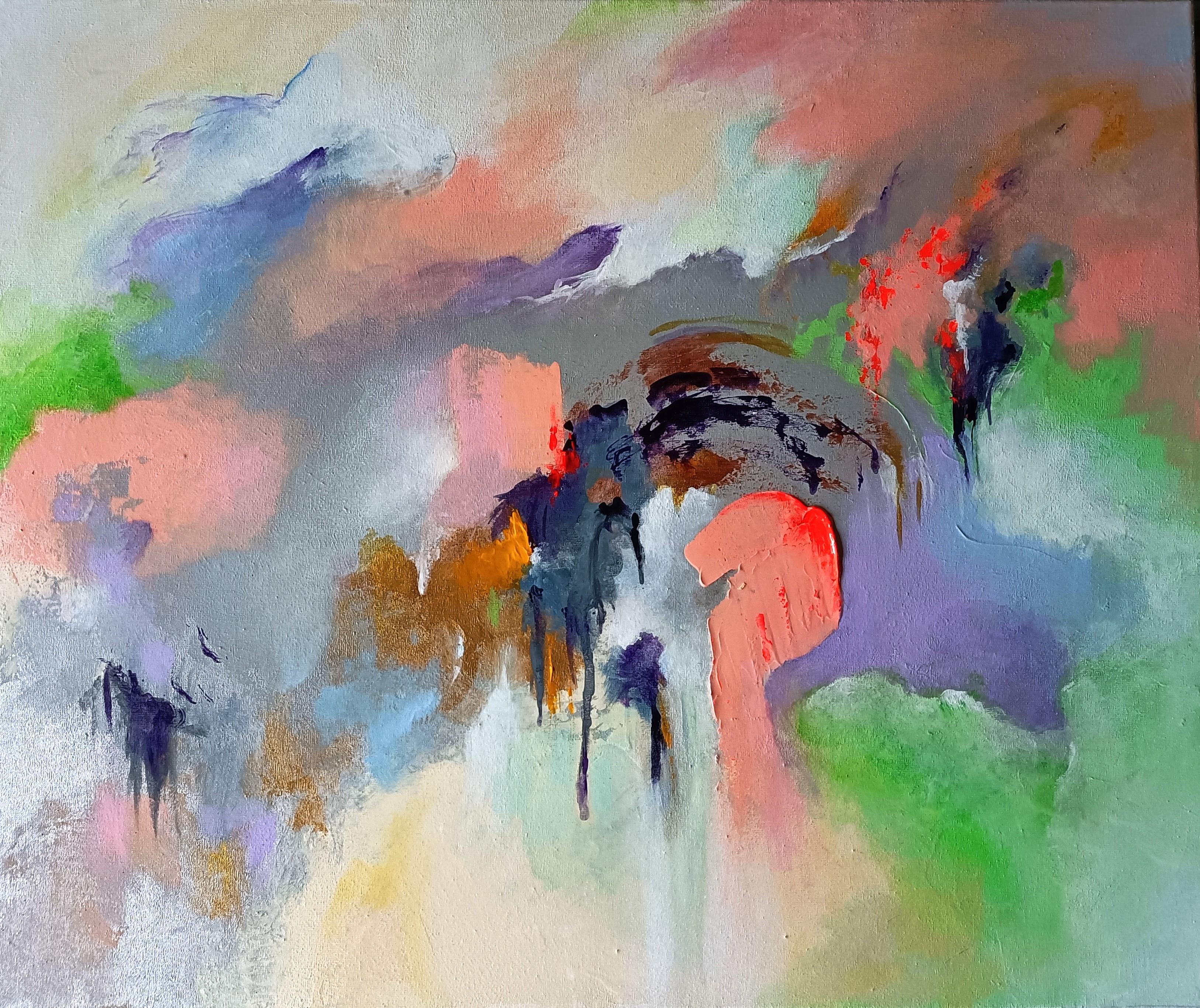 Obra de arte con acrílico sobre lienzo

Christiane Hess alias Chrystal es una artista abstracta francesa nacida en 1951 que vive y trabaja en Lalinde, cerca de Bergerac, en Francia. Su conversión al arte abstracto le da la sensación de disfrutar de