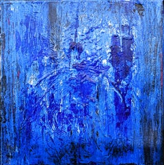 Art contemporain français de Christiane HESS - Tourbillon Bleu