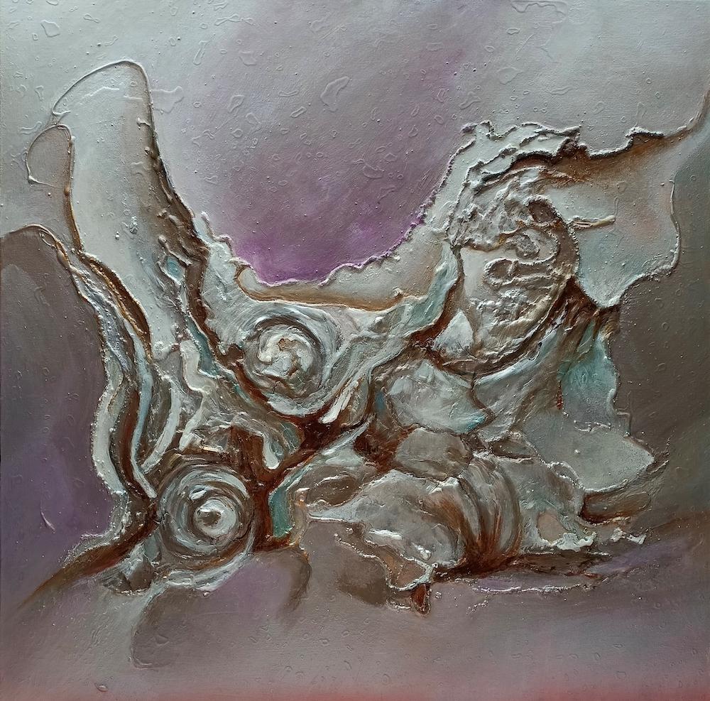 Opera d'arte su tela

Christiane Hesse alias Chrystal è un'artista astratta francese nata nel 1951 che vive e lavora a Lalinde, vicino a Bergerac in Francia. La sua conversione all'arte astratta le dà la sensazione di godere di una libertà di