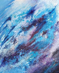 French Contemporary Art by Christiane Hess - Vibration Bleue
