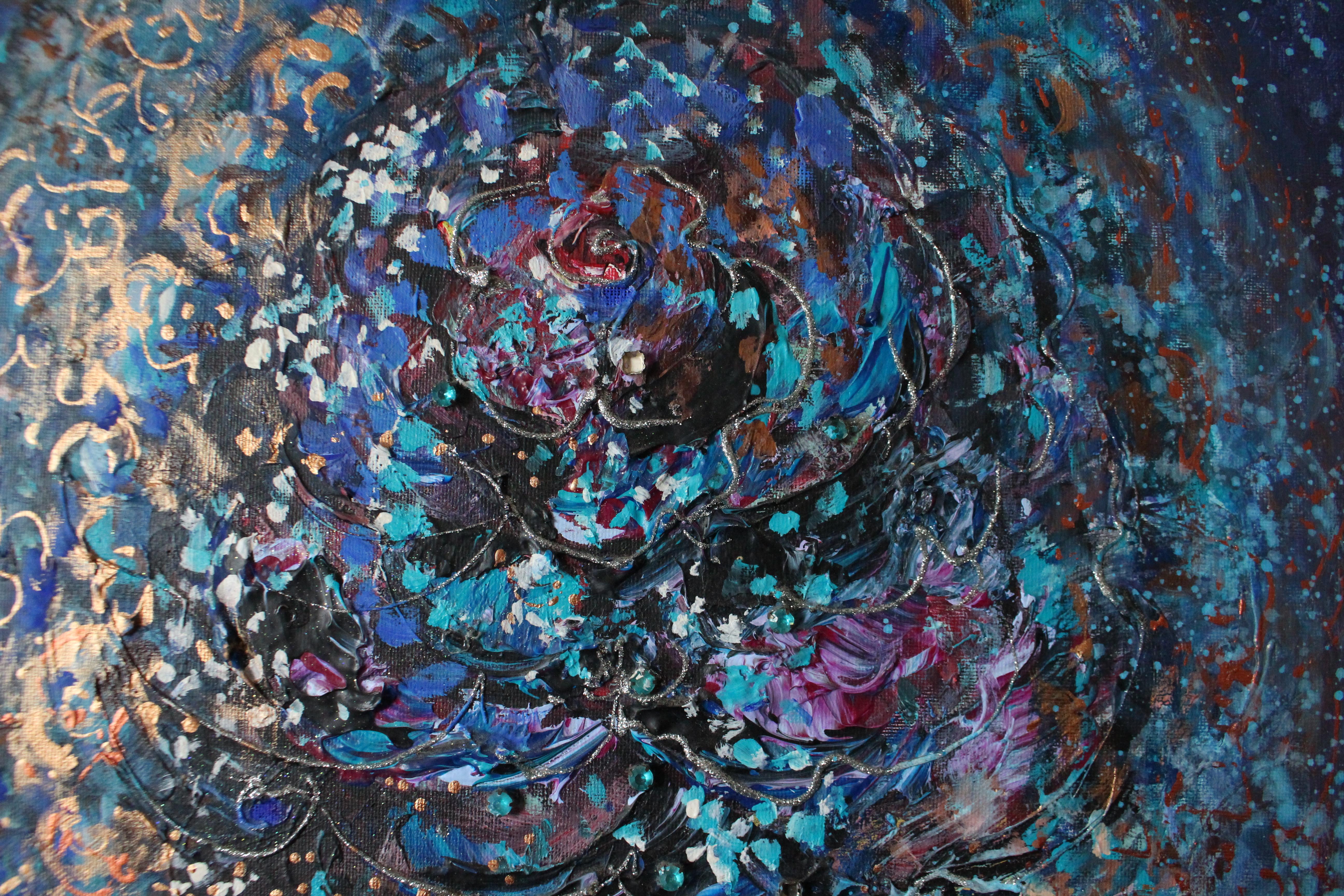 Arte contemporanea francese di Liubov Juravliova - Couronne - Painting di Christiane Hess 