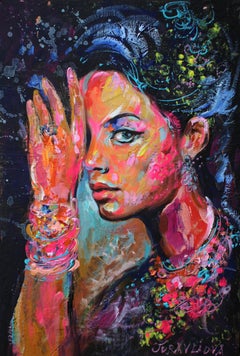 Arte contemporáneo francés de Liubov Juravliova - Princesse Indienne
