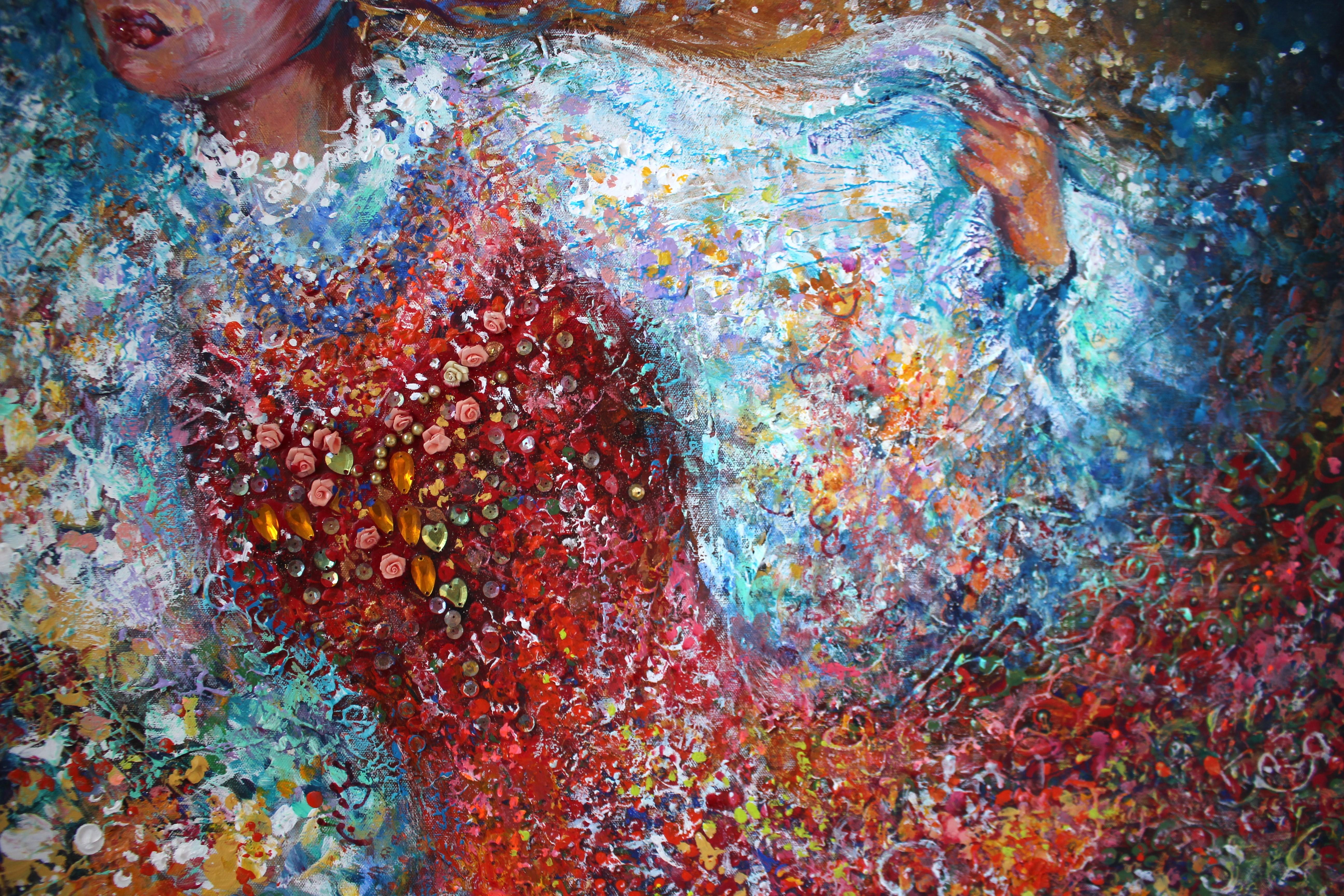 Acrylic on canvas

Liubov Juravliova is a French painter born in Chisinau, Moldova in 1963 who lives and works in Argenteuil, near Paris, France She has been listed at Drouot since 2009, and was elected as Meilleurs Ouvriers de France in 2015 in the