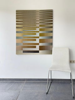 2022 I - 3 by Christiane Maurer - Fiber Art, Geometric Patterns, Handwoven