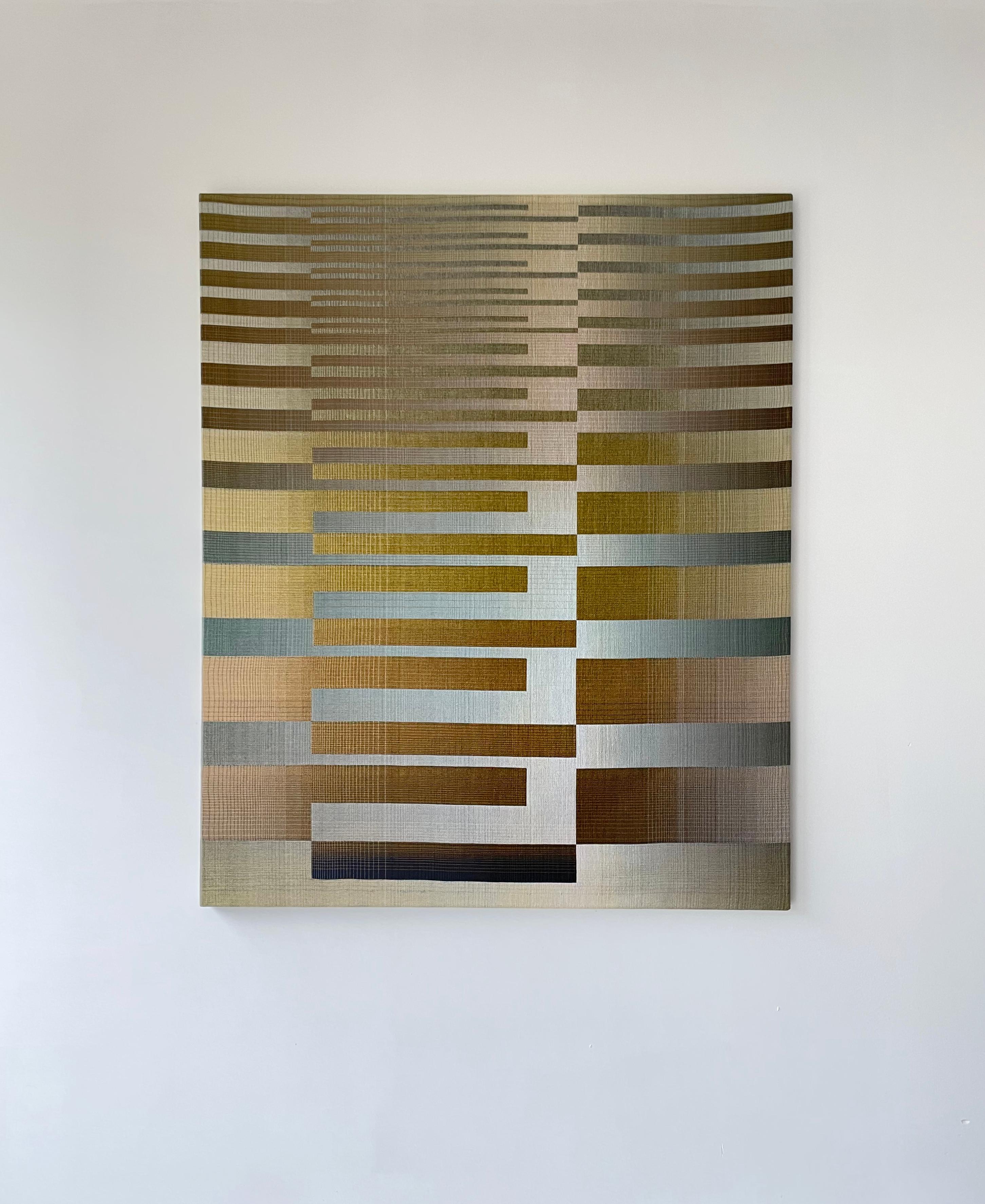 2022 I - 3 di Christiane Maurer - Arte tessile, motivi geometrici, tessuto a mano