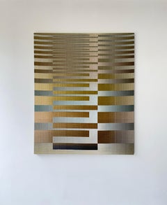 2022 I - 3 by Christiane Maurer - Fiber Art, Geometric Patterns, Handwoven