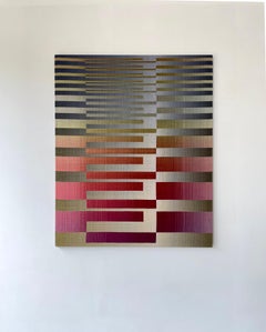 2022 I - 6, de Christiane Maurer - Arte textil, motivos geométricos, tejido a mano