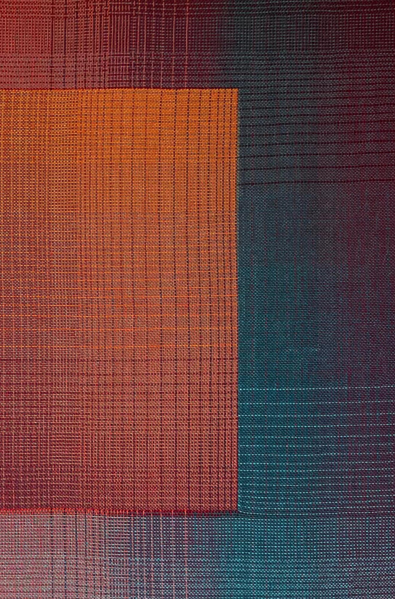 2023 I - 15 par Christiane Maurer - Art textile, ligne, couleur, vif, tissé à la main en vente 9
