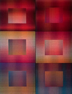 2023 I - 15 par Christiane Maurer - Art textile, ligne, couleur, vif, tissé à la main