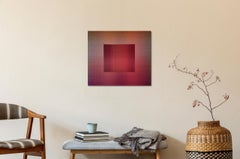 2023 I - 8 (Variazioni sul rosso) di Christiane Maurer - Arte tessile, linea, colore