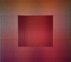 2023 I - 8 (Variazioni sul rosso) di Christiane Maurer - Arte tessile, linea, colore