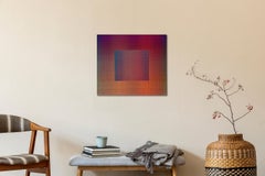 2023 I - 9 (Variazioni sul rosso) di Christiane Maurer - Arte tessile, linea, colore