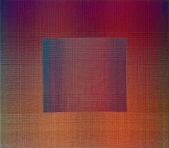 2023 I - 9 (Variazioni sul rosso) di Christiane Maurer - Arte tessile, linea, colore