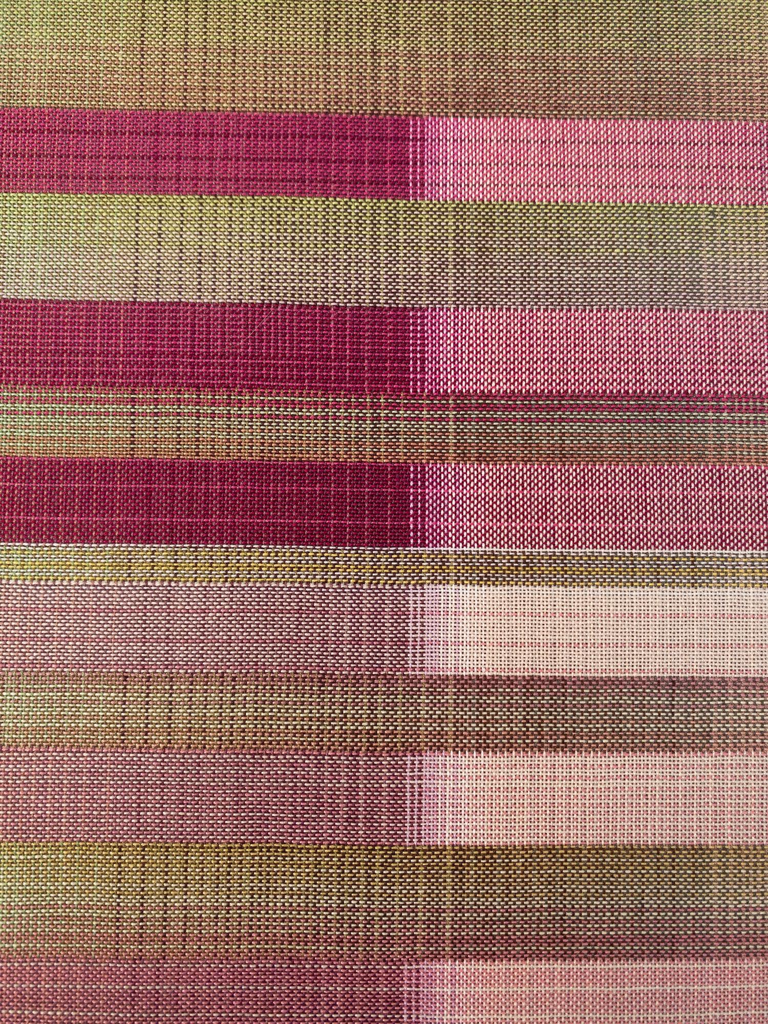2023 III – 11 by Christiane Maurer - Textile art, hypnotic, vivid, pink tones For Sale 11