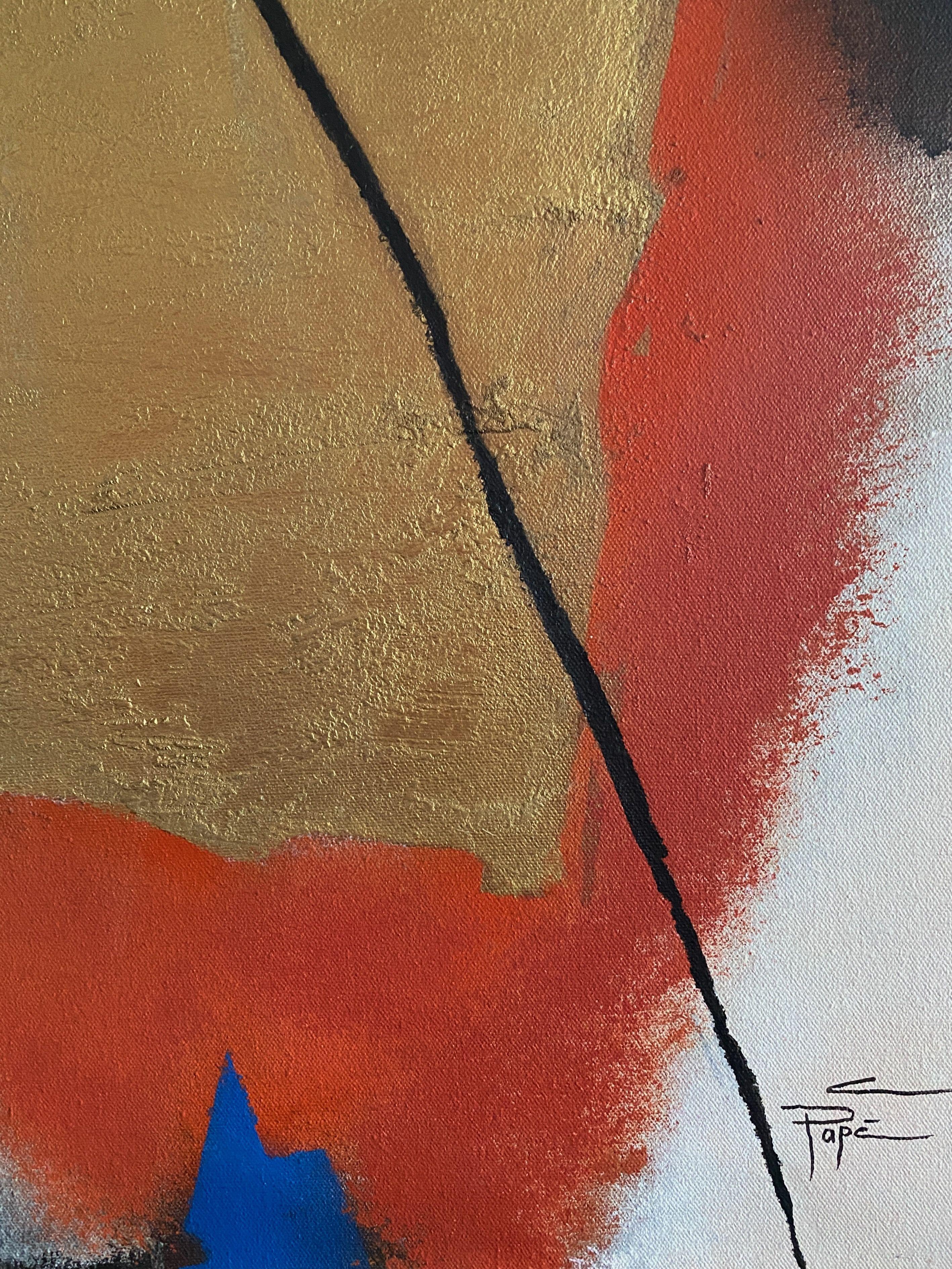 Aurora, Mixed Media on Canvas - Abstract Mixed Media Art by Christiane PapÃ©