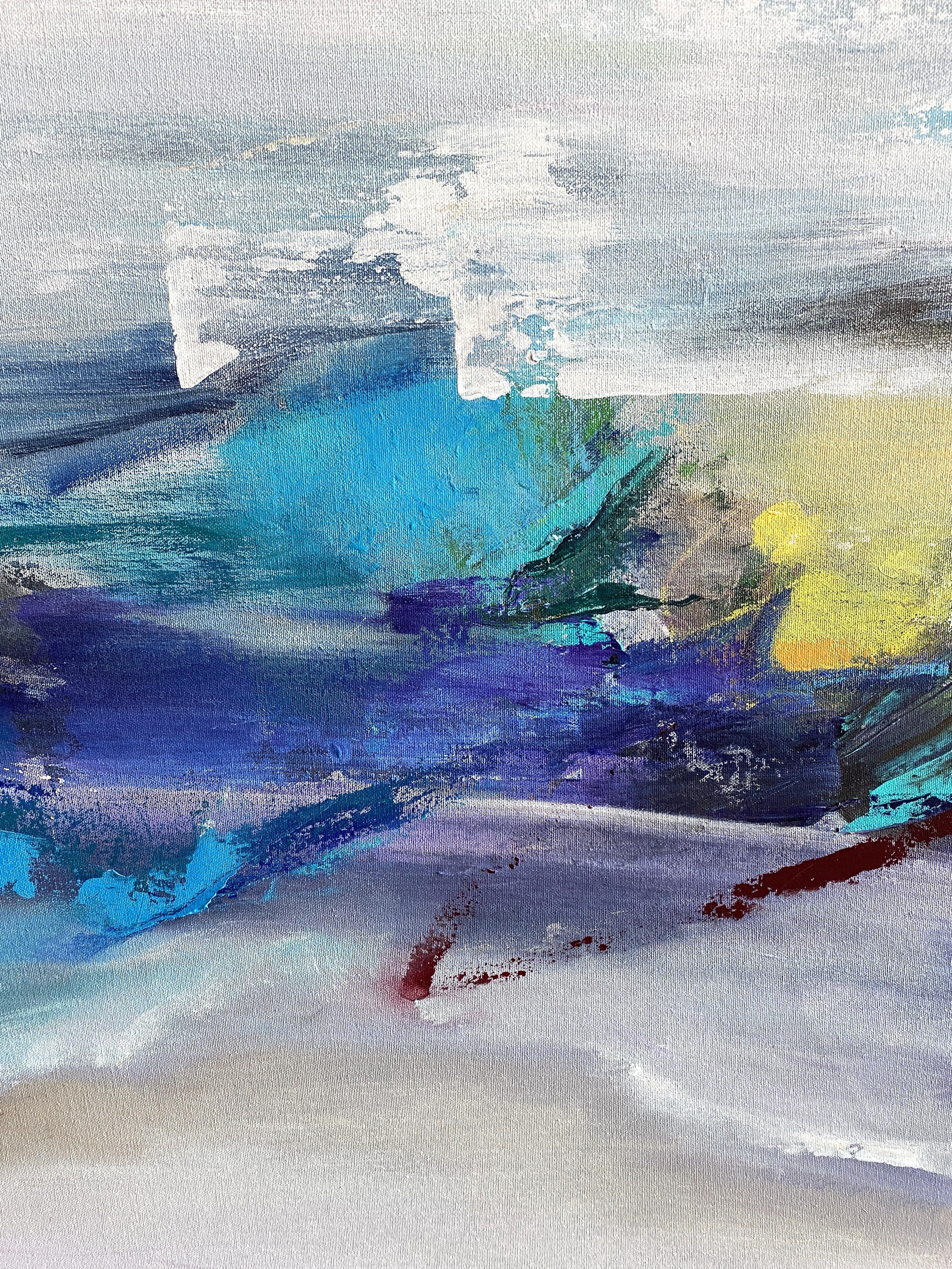 Dernier Reflet/Last Reflection, Gemälde, Acryl auf Leinwand – Painting von Christiane PapÃ©