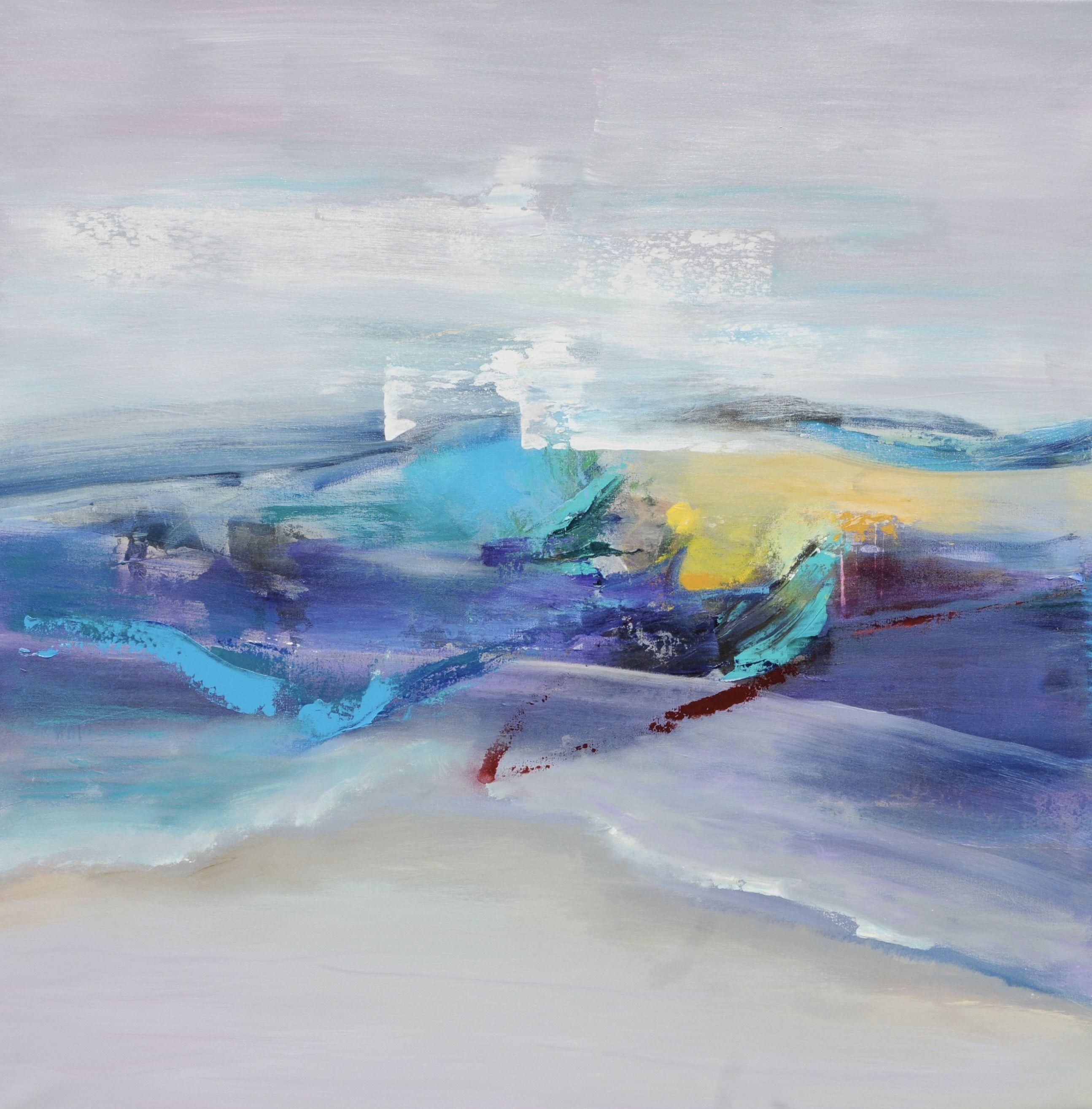 Christiane PapÃ© Abstract Painting – Dernier Reflet/Last Reflection, Gemälde, Acryl auf Leinwand